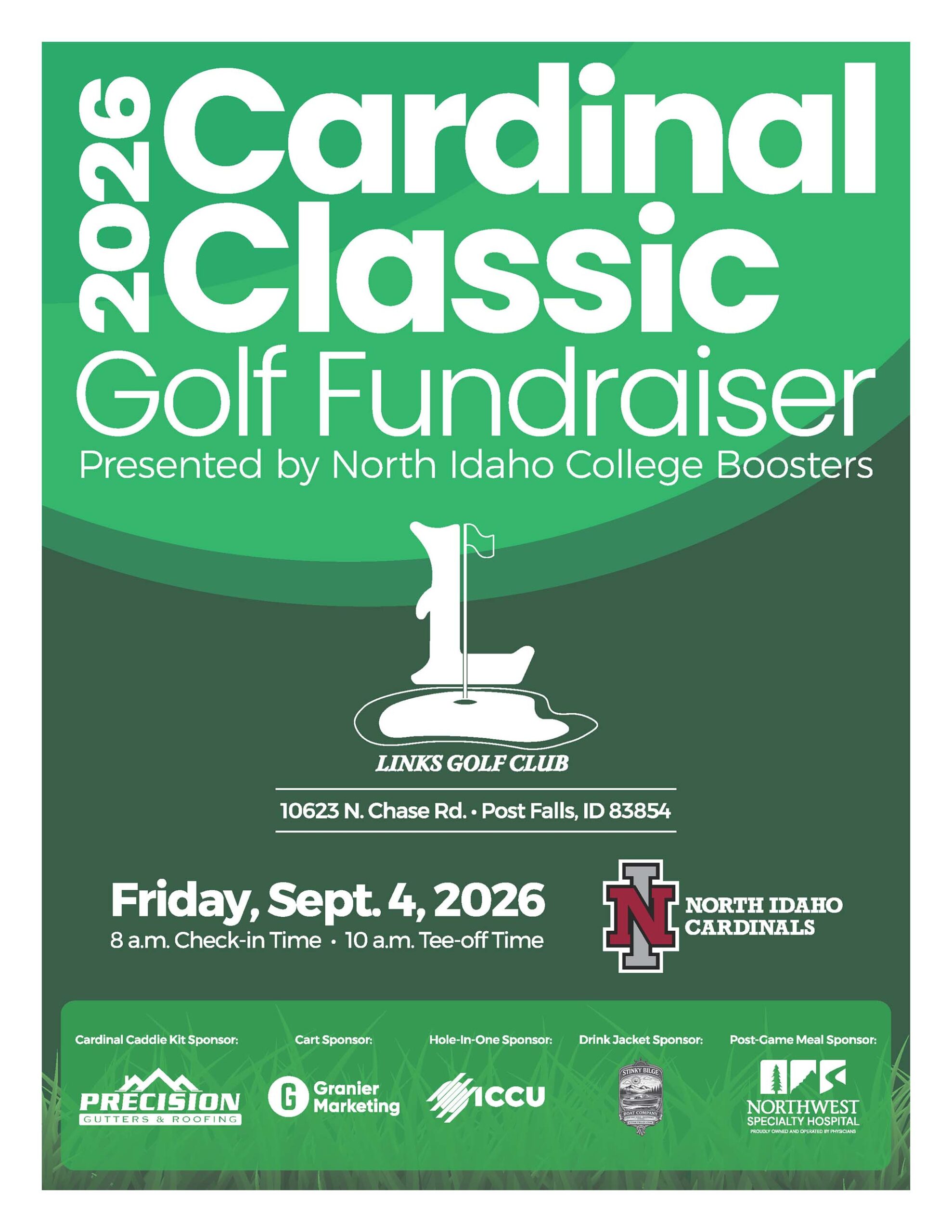 2026 Cardinal Classic Golf Fundraiser, Friday Sept. 24, 2026